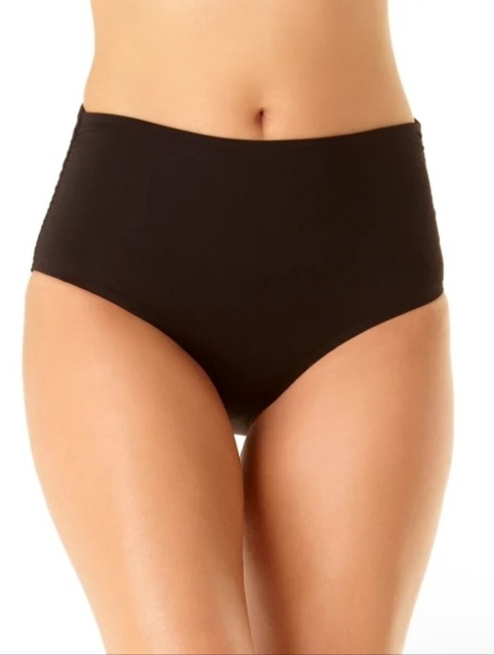 Anne Cole High-Waist Seamless Briefs - Black Wear it 3 ways